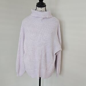 American Eagle Outfitters Light Purple Turtleneck Sweater